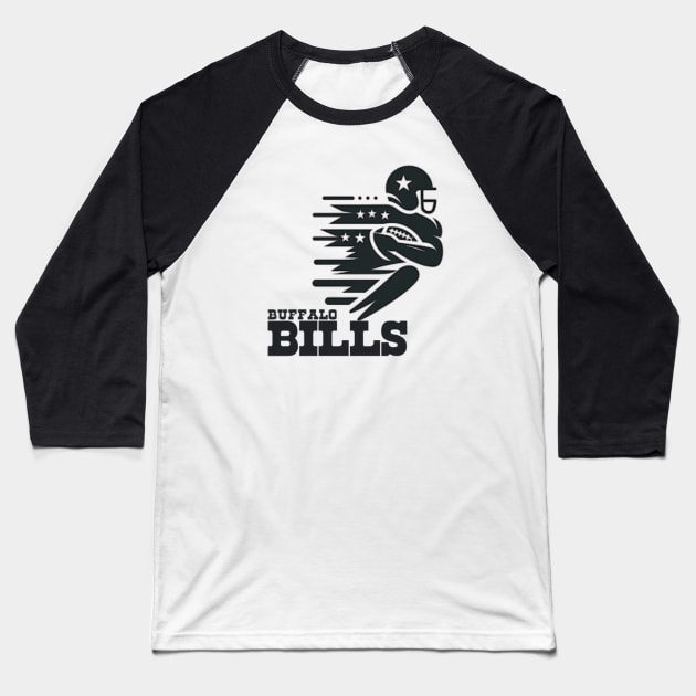 Buffalo Bills Baseball T-Shirt by stylishkhan